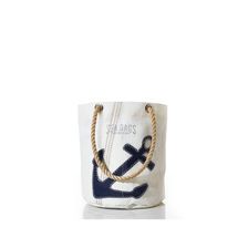 Navy Anchor Beverage Bucket Bag